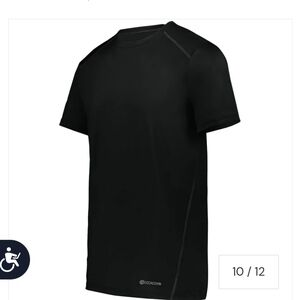 NWT Holloway Men's Coolcore® Essential Tee Black